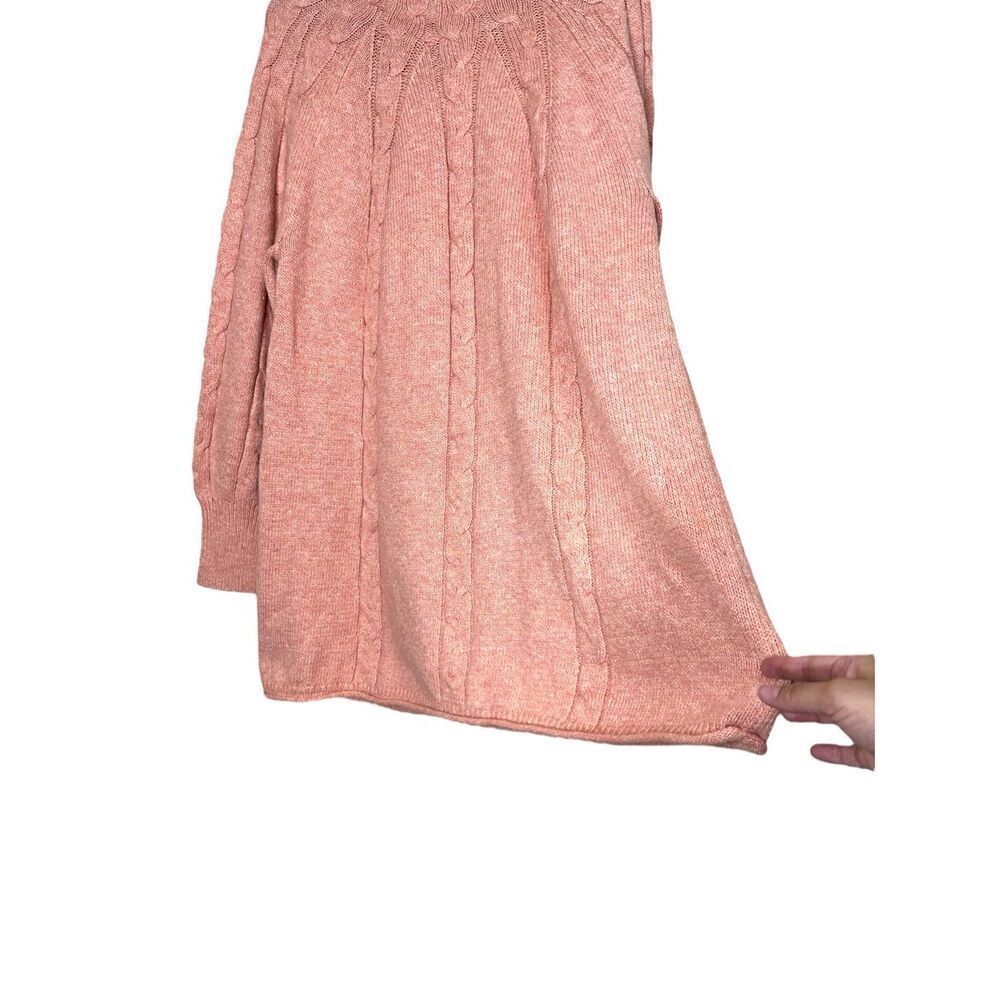Soft Surroundings Pink Knit Sweater Dress Size 1X - Picture 4 of 8